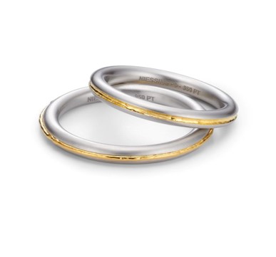 Niessing Platinum 18k Yellow gold Signum Personalised Wedding Ring –  DESIGNYARD
